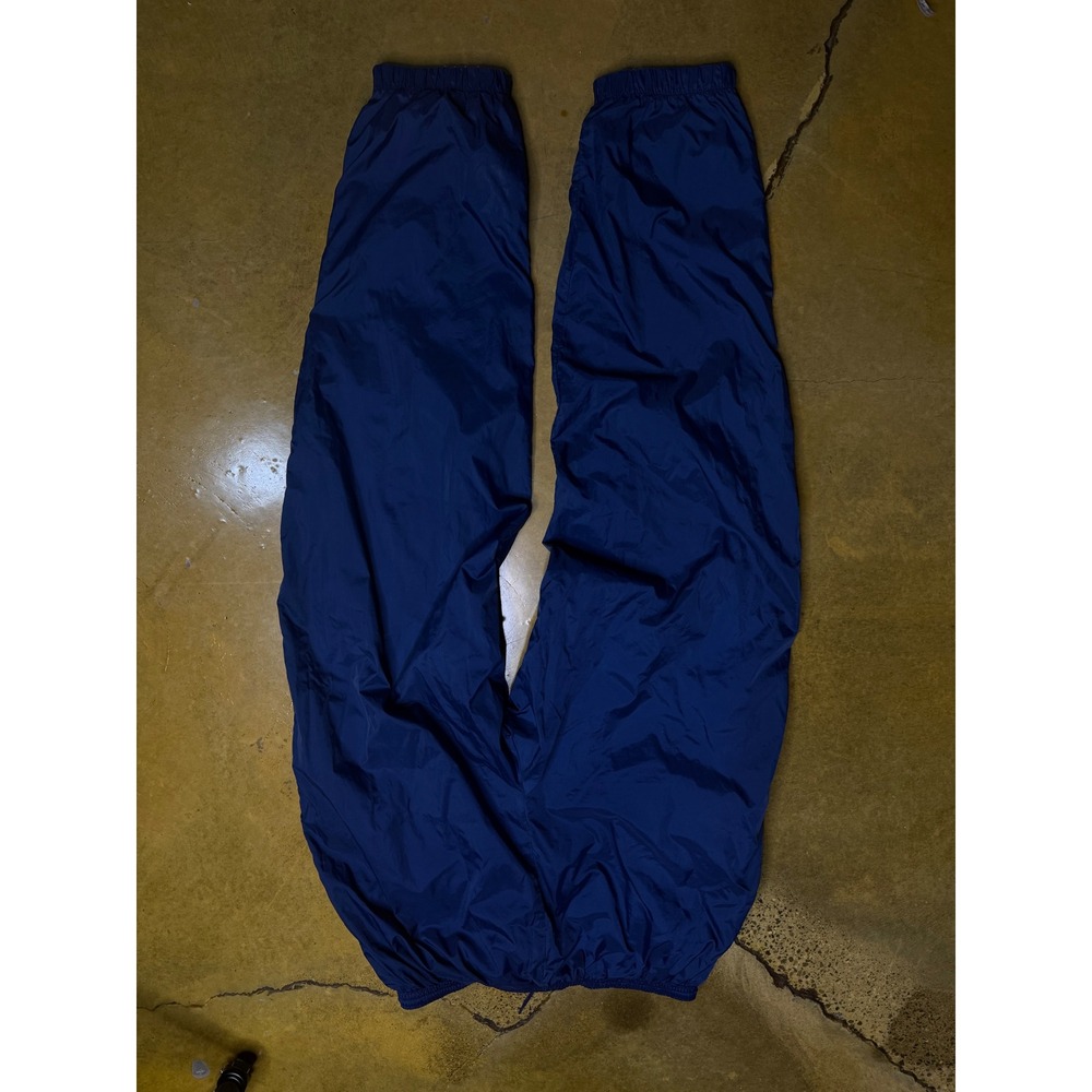 Vtg Nike Men's Blue Nylon Track Pants Warm Up Windbreaker Training XL - Picture 6 of 12